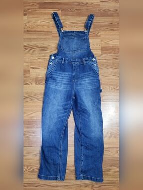 Wallflower Royal Blue Denim Overalls Size L Stretchy